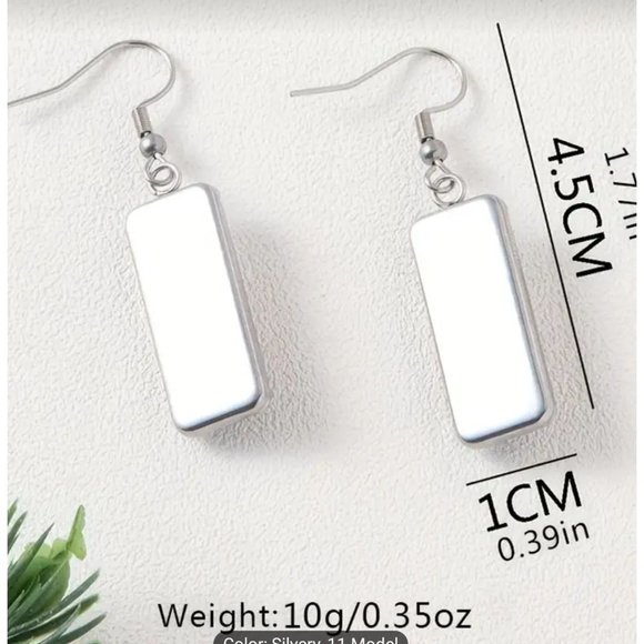 NEW! Nightmare Before Christmas Jack and Sally Dangle Earrings Adorbs!! - Picture 2 of 2